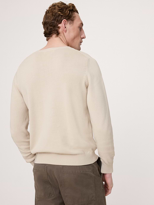Banana Republic Cotton Crew-Neck Sweater — photo 3