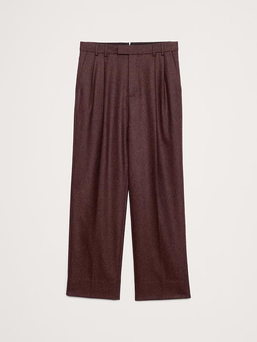 Banana Republic Straight Flannel Pleated Dress Pant — photo 5
