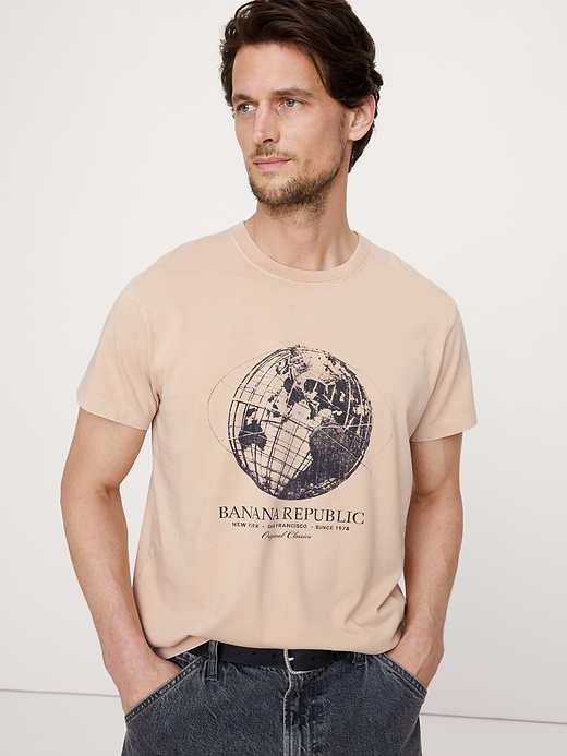 Banana Republic Archive Reissue Cotton Graphic T-Shirt — photo 1