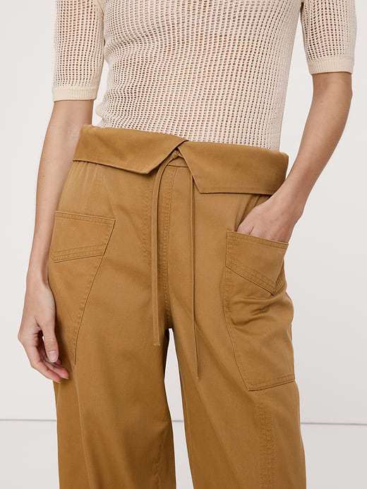 Banana Republic High-Rise Straight-Leg Fisherman Pant — photo 4