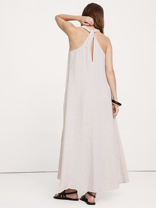 Banana Republic Linen Halter Maxi Dress — photo 3