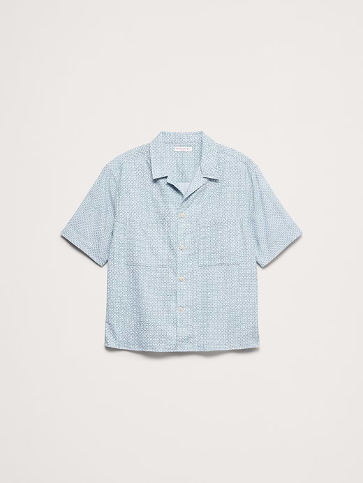 Banana Republic Relaxed-Fit Seersucker Resort Shirt — photo 3