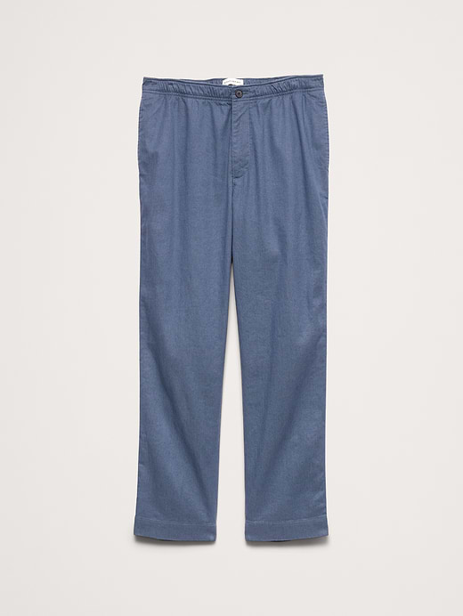 Banana Republic Straight Italian Linen-Cotton Pull-On Pant — photo 5