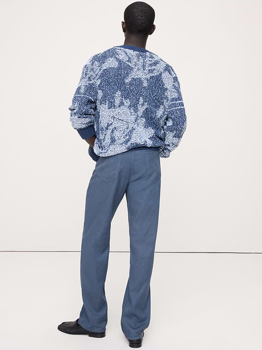 Banana Republic Straight Linen-Cotton Traveler Pant — photo 3