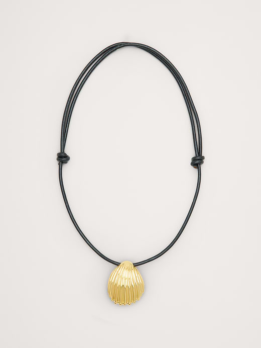 Banana Republic Shell Cord Necklace — photo 1