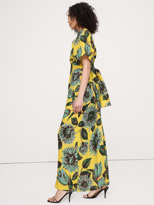 Banana Republic Linen Sweetheart Maxi Dress — photo 4