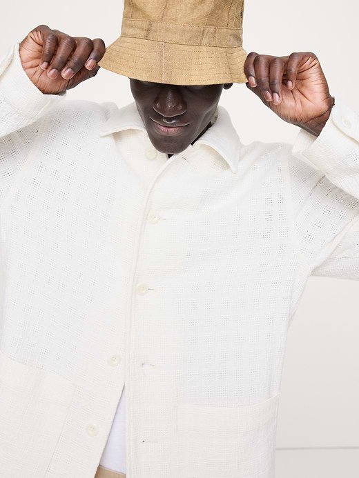 Banana Republic Basketweave Shirt Jacket — photo 4