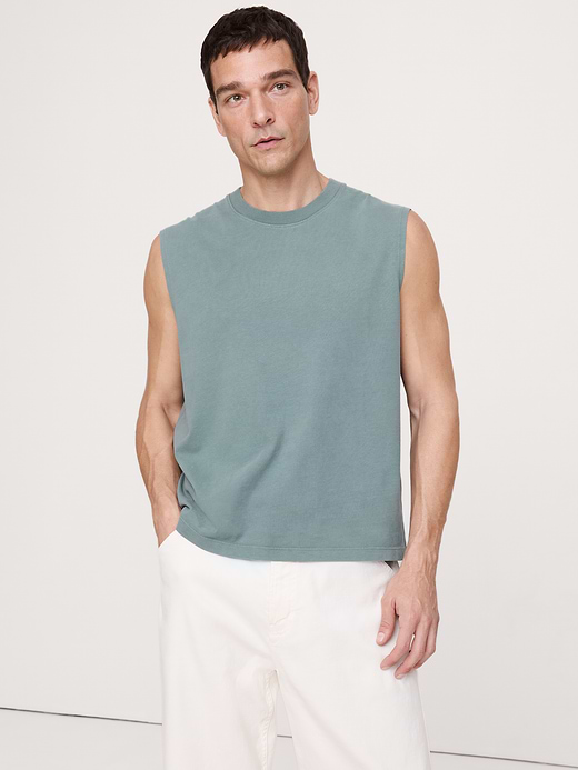Banana Republic Heavyweight Cotton Tank — photo 1