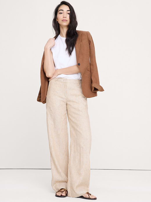 Banana Republic The Everyday Wide-Leg Pant in Linen — photo 1