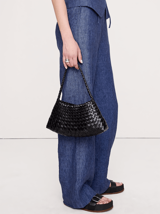 Banana Republic The Everyday Wide-Leg Pant in Linen — photo 4