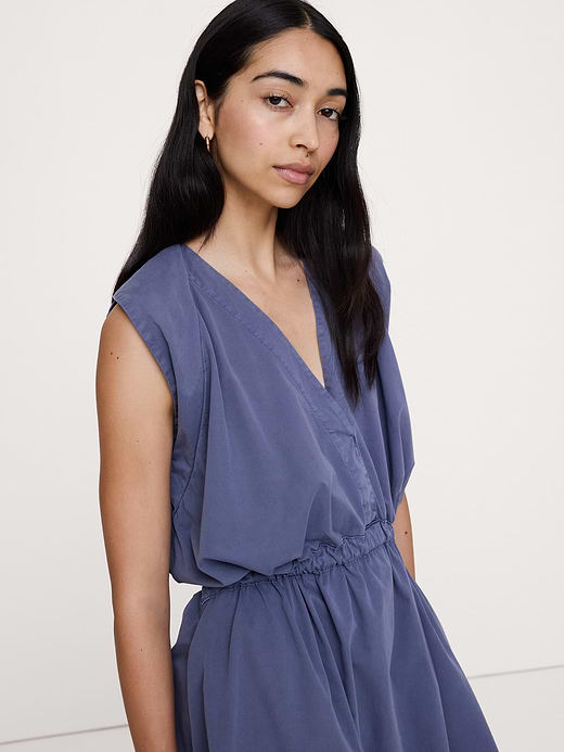 Banana Republic Cotton Twill Cinch-Waist Dress — photo 4