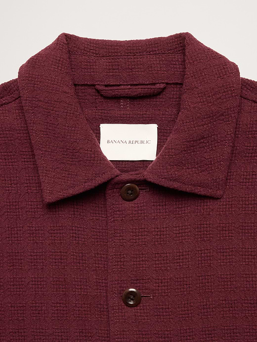 Banana Republic Basketweave Shirt Jacket — photo 7