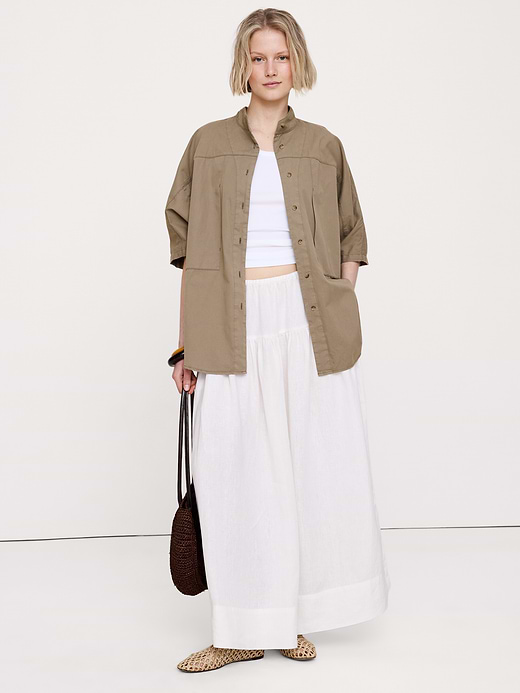 Banana Republic Cotton Twill Utility Tunic — photo 1