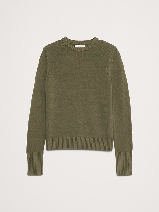 Banana Republic Cotton-Silk Crew-Neck Sweater — photo 5