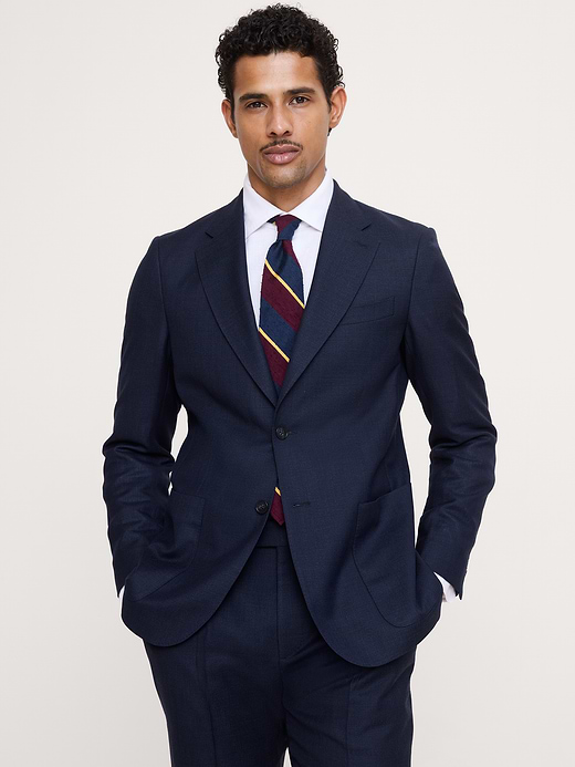 Banana Republic Tailored Slim-Fit Italian Wool Ventile Suit Jacket — photo 1