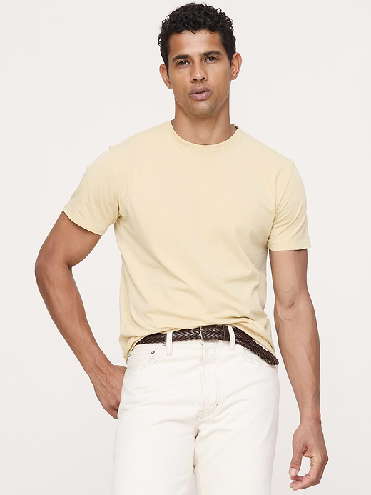Banana Republic Lightweight Cotton Crew-Neck T-Shirt — photo 1