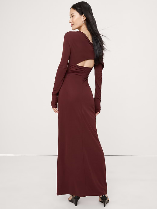 Banana Republic Matte Jersey Open Back Maxi Dress — photo 3