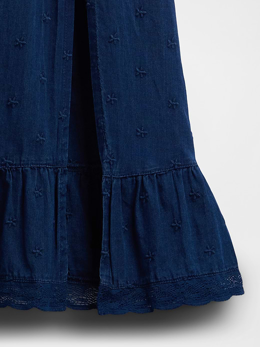 Gap Embroidered Puff-Sleeve Maxi Dress — photo 6