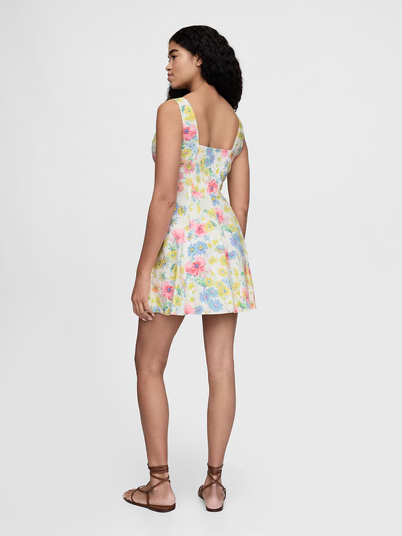 Gap Linen-Blend Mini Dress — photo 3