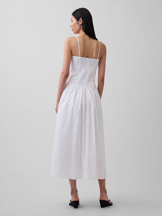 Gap Poplin Drop-Waist Maxi Dress — photo 3