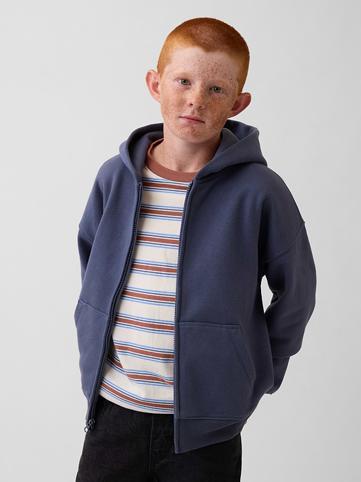 Gap Kids VintageSoft Relaxed Zip Hoodie — photo 1