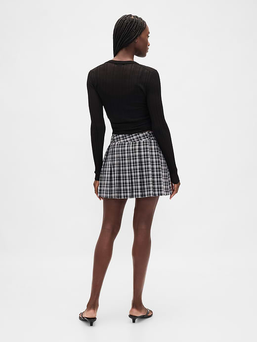 Gap Pleated Mini Skort — photo 3