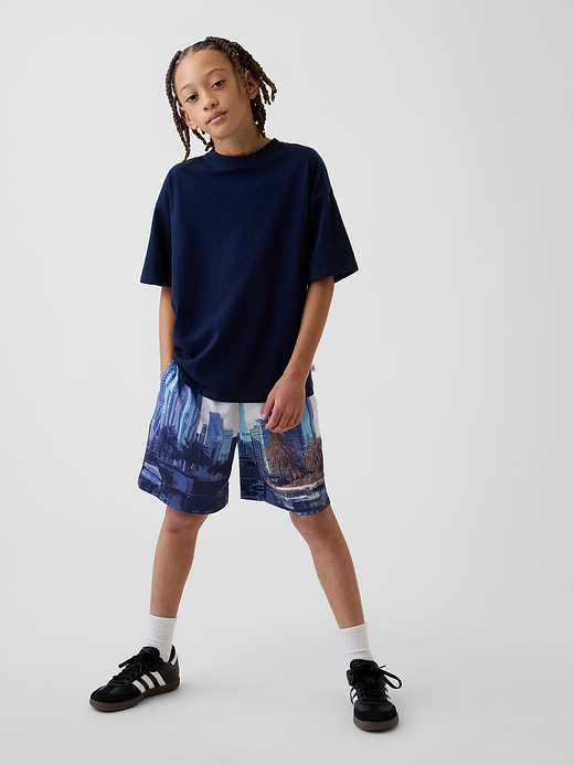 Gap Kids GapFit 6" Recycled Mesh Easy Shorts — photo 1