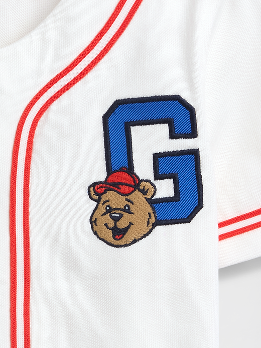 Gap Baby & Toddler Brannan Bear Logo Baseball Jersey T-Shirt — photo 5