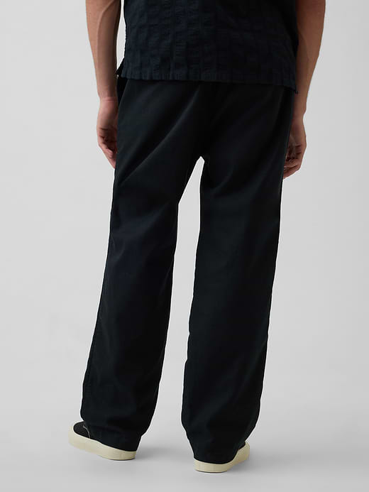 Gap Linen-Cotton Relaxed Taper Easy Pants — photo 5