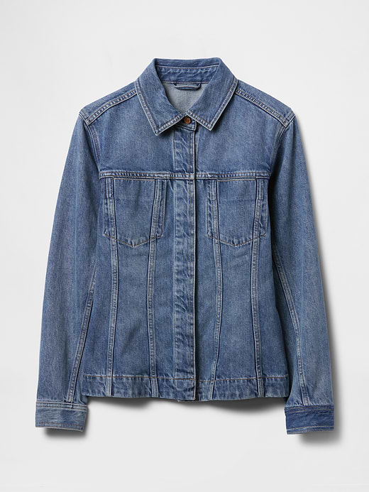 Gap Longline Denim Jacket — photo 6