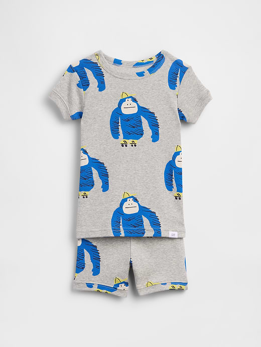 Gap Baby & Toddler Organic Brushed Cotton Gorilla PJ Short Set — photo 1