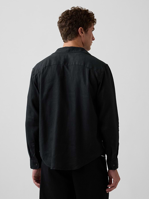 Gap 100% Linen Classic Shirt — photo 4