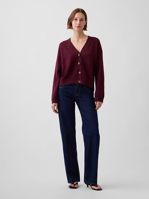 Gap 100% Cotton Oversized Cardigan Sweater — photo 3
