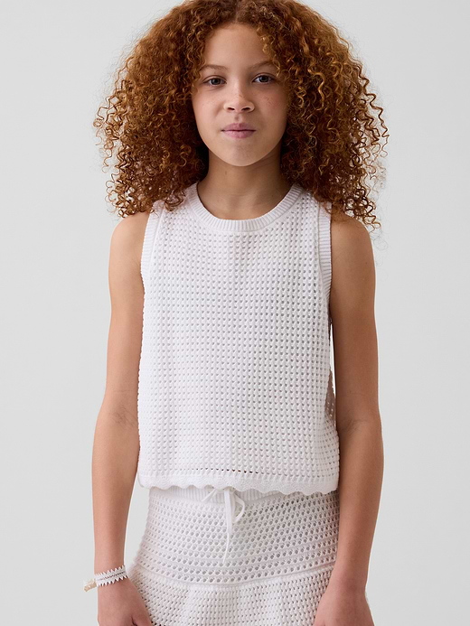 Gap Kids 100% Cotton  Crochet Tank Top — photo 1
