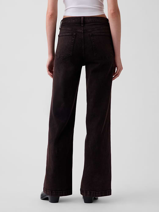 Gap High Rise Stride Wide-Leg Jeans — photo 5