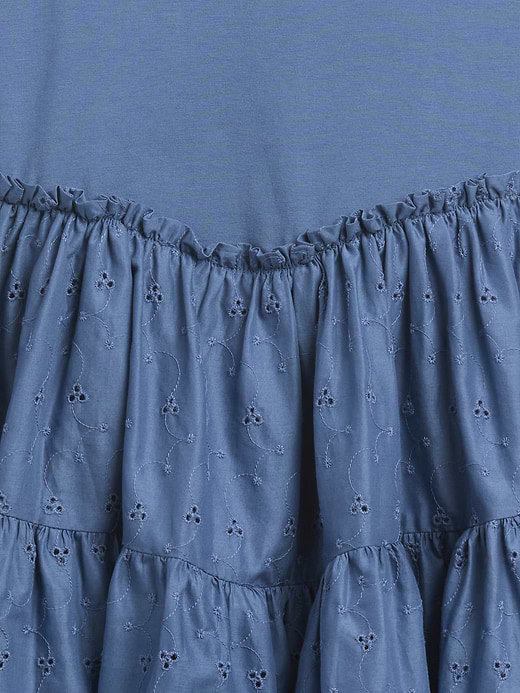 Gap Kids Mixed Media Tiered Tank Dress — photo 5
