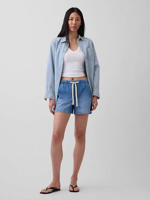 Gap 4" Denim Easy Shorts — photo 8