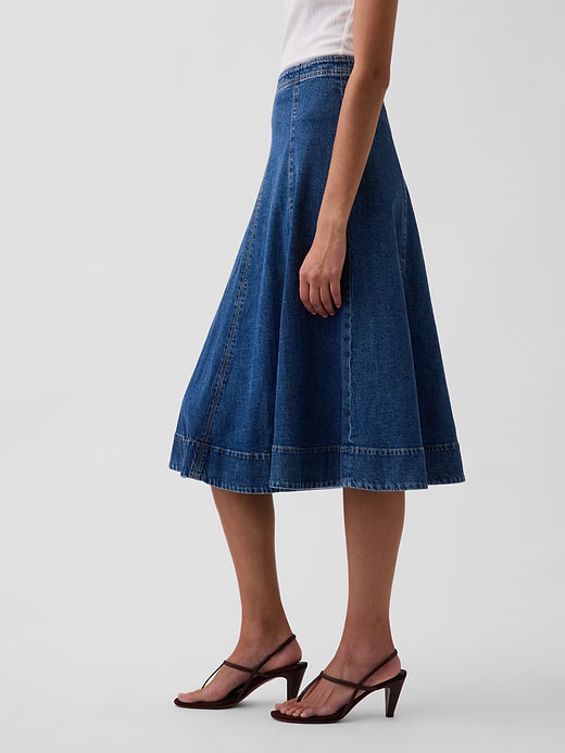 Gap Denim Midi Tulip Skirt — photo 4