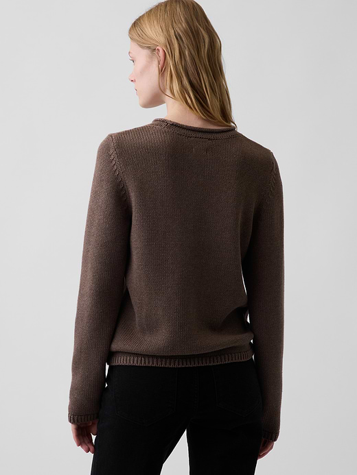 Gap 100% Cotton Rollneck Sweater — photo 4
