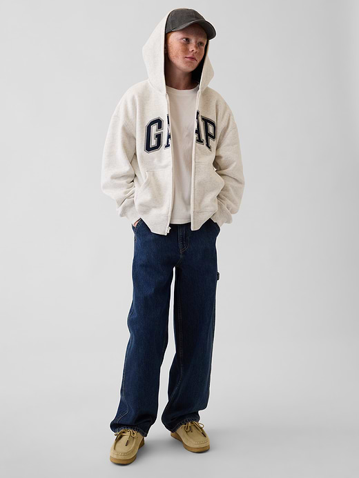 Gap Kids VintageSoft Gap Logo Hoodie — photo 5