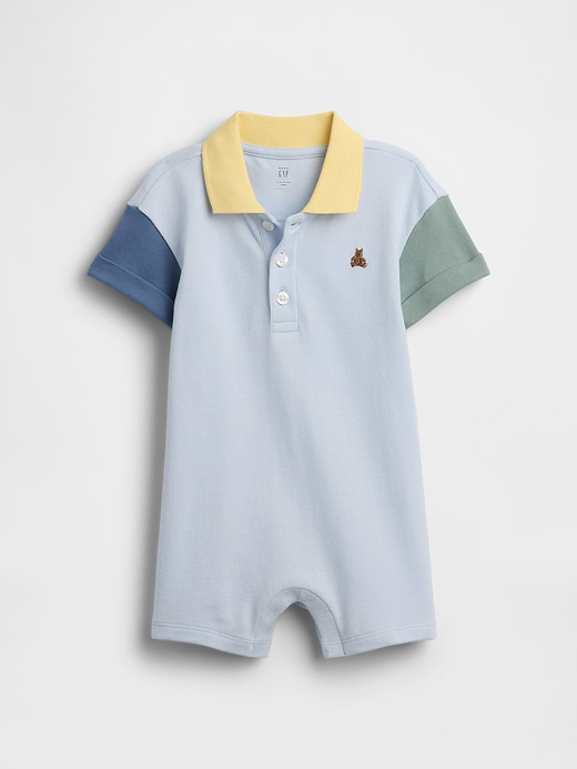 Gap Baby Pique Polo Shorty One-Piece — photo 1