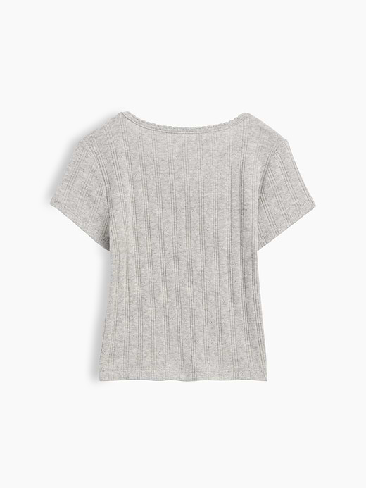 Gap Baby & Toddler Pointelle Rib T-Shirt — photo 3