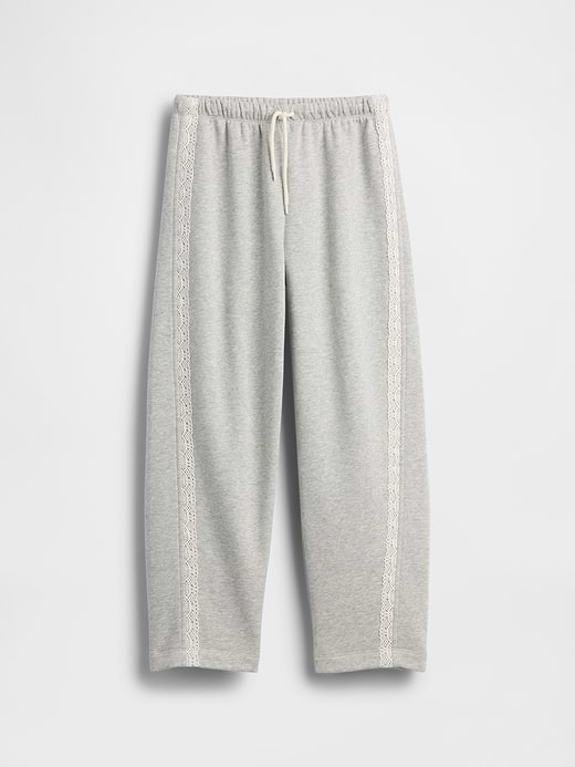 Gap Kids VintageSoft Relaxed Lace-Trim Barrel Joggers — photo 3