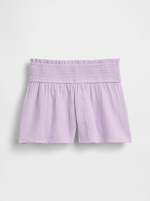 Gap Kids Cotton Gauze Butterfly-Hem Shorts — photo 3