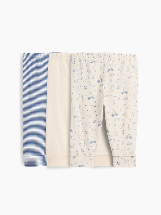 Gap Baby First Favorites Organic Cotton Pull-On Pants (3-Pack) — photo 3