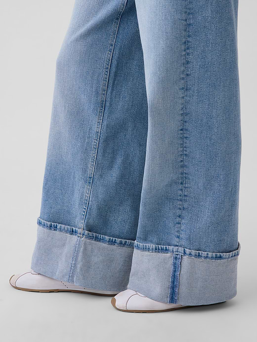 Gap High Rise Stride Wide-Leg Jeans — photo 6