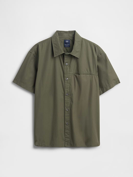 Gap Poplin Relaxed Shirt — photo 6