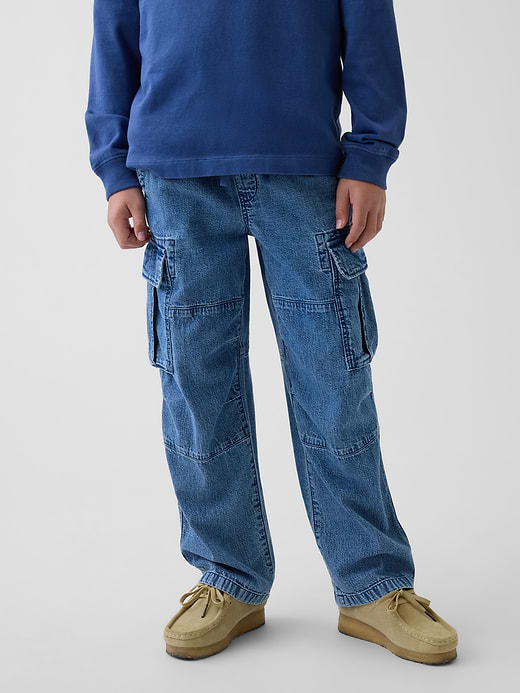 Gap Kids Easy Cargo Jeans — photo 4