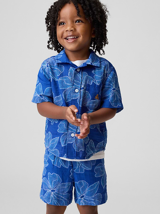 Gap Baby & Toddler Cotton Gauze Floral Outfit Set — photo 1