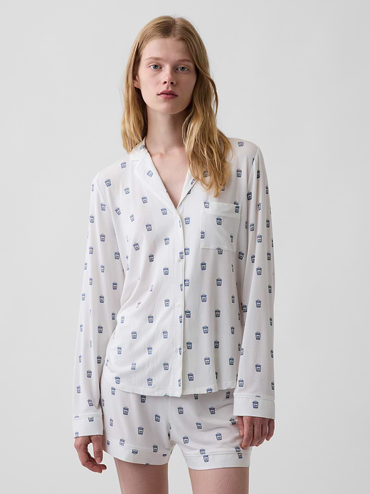 Gap SoftMade Modal PJ Top — photo 1